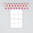 thumbnail image 2 of Ambesonne Geraniums Window Valance, Spring Nature Art Flowers, 54" X 12", Pale Pink Multicolor, 2 of 3