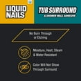 Liquid Nails (LN715) Tub Surround & Shower Adhesive (Low VOC), Bright