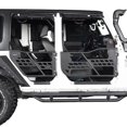 thumbnail image 3 of Hooke Road Fits 2007-2018 Jeep Wrangler JK Front+Rear Tubular 4 Half Door Combo, 3 of 11