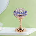 thumbnail image 3 of Soporte de candeliere de mosaico, candeliere de cristal chapado en oro para comedor, de , centro de , , 8cmx8cmx16cm Colco Porta vela, 3 of 7