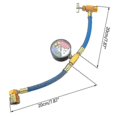 thumbnail image 5 of Auto Air Conditioner Ac R134a Refrigerant Charging 20cm+20cm Hose Gauge, 5 of 5