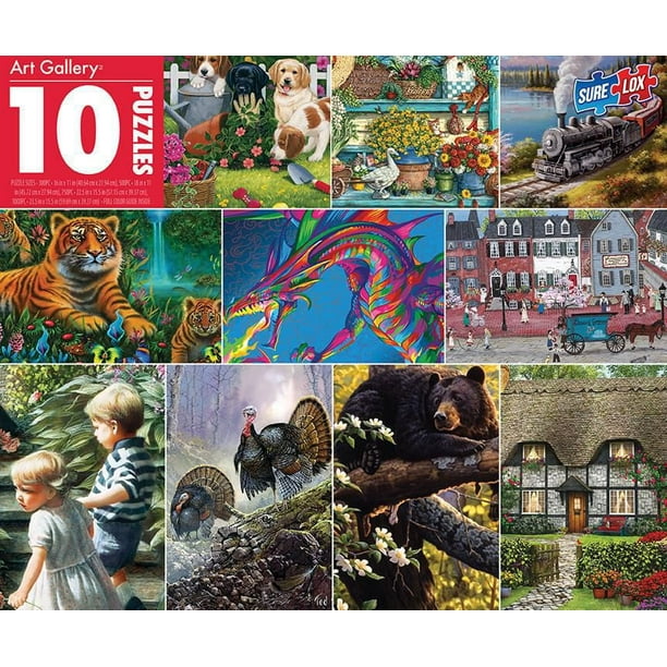 Sure-Lox Collection of 10 Deluxe Puzzles - Walmart.ca