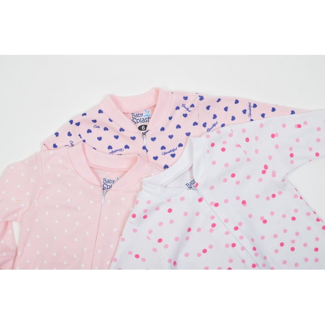 Baby Splash- Paquete de mamelucos para Niña