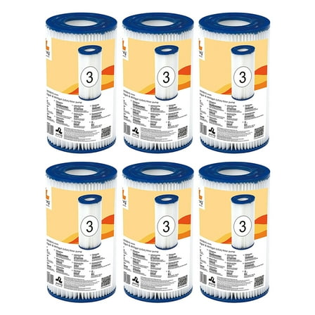 JLeisure Avenli 290589 4.17 x 8" Filter Cartridge Replacement Part (6 Pack)