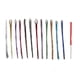 thumbnail image 1 of Girls Hair Extensions Kit with Tool 12 Colors Sparkly and Shiny with Glitter Highlights, 1 of 1