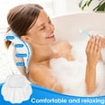 thumbnail image 3 of Jokapy Bath Pillow for Tub, Mesh Neck and Back Support Cushion with Suction Cups, White, 2 Pack, 3 of 10
