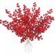 thumbnail image 3 of Simulación de bayas rojas para decoración del hogar, arreglo floral artesanal hecho a mano, adecuado para la sala de estar, Navidad y Año Nuevo, 3 of 4