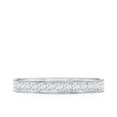 thumbnail image 5 of Rosec Jewels Moissanite Eternity Wedding Band for Women - D-VS1 Grade Certified - Ready to Gift, 18K White Gold, US 3.00, 5 of 9