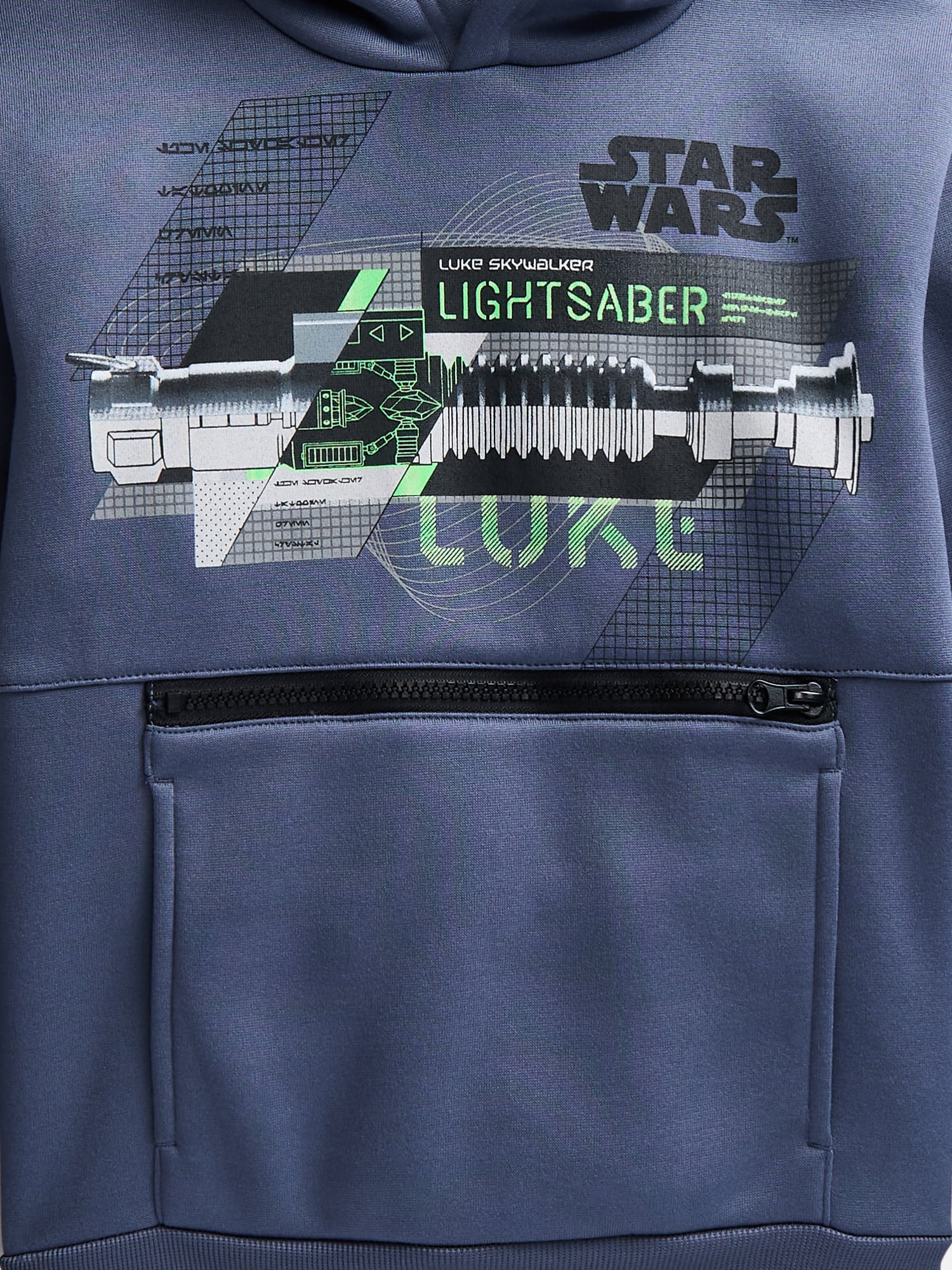 Star Wars Dual Boys Fleece Hoodie, Sizes 4-18