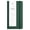 Dark Green, variant on 1Pc Brown Small Lined Notepad, Slim PU Leather Pocket Journal with Secure Elastic Closure, Portable Daily Diary for Business