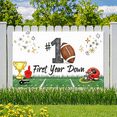 thumbnail image 5 of Football Theme Party Decoration First Year Down Banner Trophy Design Celebration Helmet for Birthday Party Kids Event Decoration, 5 of 7