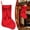 Red, variant on Clearance Under $3 Velvet Christmas Stocking with Large Bow for Mantel and Tree Decor