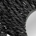 thumbnail image 5 of Creative Co-Op Decorative Handwoven Cattail Wall Mirror, Black, 5 of 8