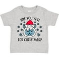 thumbnail image 3 of Inktastic Are you Yeti For Christmas with Yeti and Snowflakes Adult Boys or Girls Toddler T-Shirt, 3 of 5