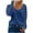 Dark Blue, variant on KIHOUT Women's Patchwork Long Sleeve Top Striped Casual Loose Shirt T-Shirt