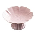 thumbnail image 3 of Abbracc Porcelain Footed Bowl Countertop Fruit Tray for Kitchen Farmhouse Dining Table pink, 3 of 9