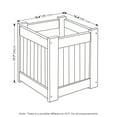 thumbnail image 2 of Furinno 15" x 15" x 18" Brown Wood Planter Boxes (2 Pack), 2 of 5