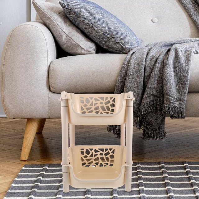 YSNOOWE Estante De Almacenamiento Multifuncional Beige Para Y Objetos En Espacios Del Hogar