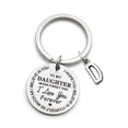 thumbnail image 1 of To My Daughter Inspirational Gift Keychain Never Forget That I Love You Forever Best Father Mother Gift Key Chains, 1 of 1