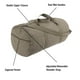 thumbnail image 4 of Bolsa de lona Rothco, bolsa de lona para gimnasio, negra, 19, 4 of 9