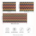 thumbnail image 2 of Yayeee Pillowcase Standard Size Set of 2 Satin Wrinkle Resistant Pillow Case, Brown Geometric, 2 of 8