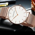 thumbnail image 4 of Men's Watches Luxury Quartz Wristwatch Men Business Casual Watch Fashion Braided Stainless Steel Watch Band Waterproof Watch for Men, 4 of 5