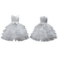 thumbnail image 5 of Big Girl Sleeveless Tulle Dress Kids Ruffles Lace Party Wedding Tutu Dresses 3-15T, 5 of 5