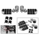 thumbnail image 5 of Motorbike Pedal trasero Ángulo Ajustable Detalleable Removible Reemplace Pedales de Motocicleta Componentes al aire libre Reemplazo para XL883 / 1200 Plata tholdsy VI002316-02, 5 of 7