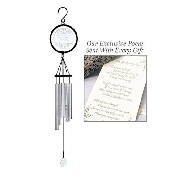 Unique Sympathy Gift by Loving Memories "Treasured Memories" Wind Chime