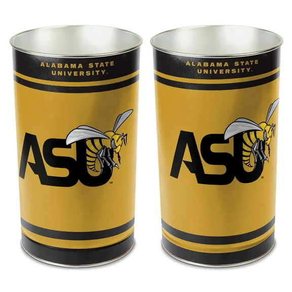 WinCraft Alabama State Hornets 15'' Tapered Wastebasket