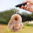 thumbnail image 4 of Cute Plush Bunny Keychain Kawaii Stuffed Animal Keychain Lovely Keyring Pendant, 4 of 6