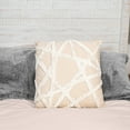 thumbnail image 4 of Sol Living Decorative Pillows 2-Pack Throw Pillows Couch Pillows Bedroom Throw Pillows Bed Macrame Decor Pillows Lumbar Pillow Cushion Decorative Sofa Pillows Living Room, 18 x 18 inches, Off-White, 4 of 5