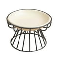 thumbnail image 3 of Tooyful Raised Cat Food Bowl Porcelain Bowl Metal Stand Minimalist Multipurpose Easily Food and Water Bowl Detachable for Dry Wet H, 3 of 9