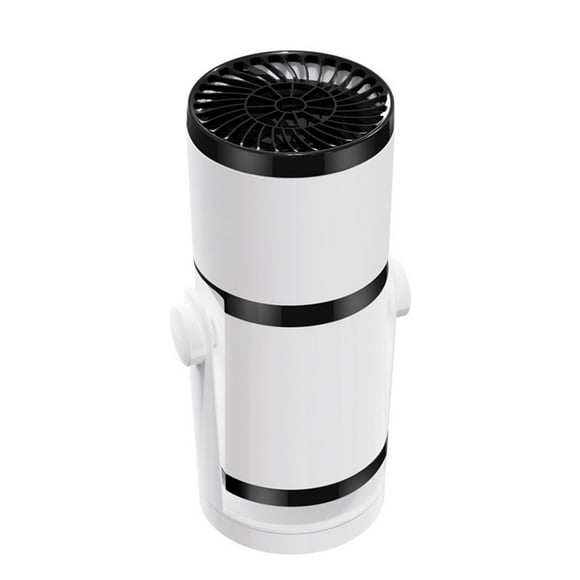 Wdhugt Vehicle Mounted Foldable 360 Degree Rotary Heater Defroster And Demister Purification 12V For Car Use Plastic Material Abs
