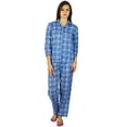 thumbnail image 3 of Bimba Womens Cotton Night Wear Printed Pajama Set Full Sleeve Shirt with Pyjama, 3 of 5