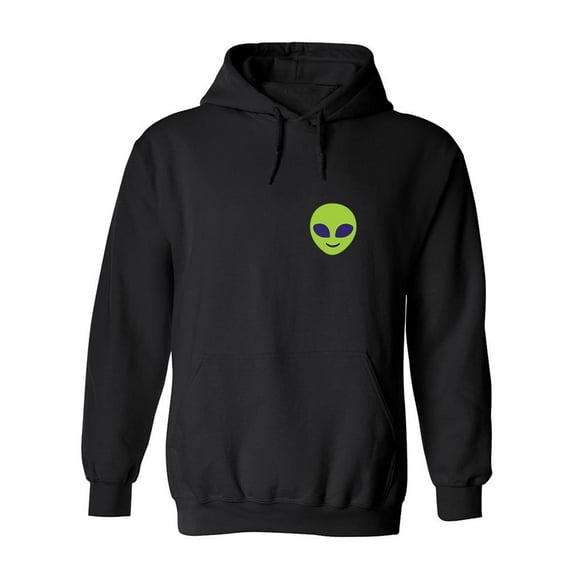 Happy Alien Hoodie Men -SPIdeals Designs, Male 4X-Large