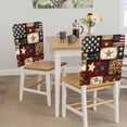 thumbnail image 5 of American Flag Chair Back Covers, Removable Chair Covers for Dining Chairs Set of 6, Washable Chairs Slipcovers Back Seat Protector for Wedding Party 19"x20", 5 of 9