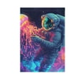 thumbnail image 6 of Yayeee Garden Flag 12" x 18" Double Sided Outdoor Yard Lawn Holiday Decorations, Space Astronaut, 6 of 6