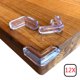 thumbnail image 1 of Protectores de esquina transparentes Paquete de 12 | Protectores de esquina de gel adhesivo para bordes de muebles y esquinas de mesa | Protectores transparentes en forma de L para la seguridad en, 1 of 8