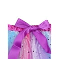thumbnail image 6 of Gzhioc Kids Skirt, Girls Star Patterns Elastic High Waist Bubble Skirt with Bowknot Hair Clip for Summer, 6 of 7
