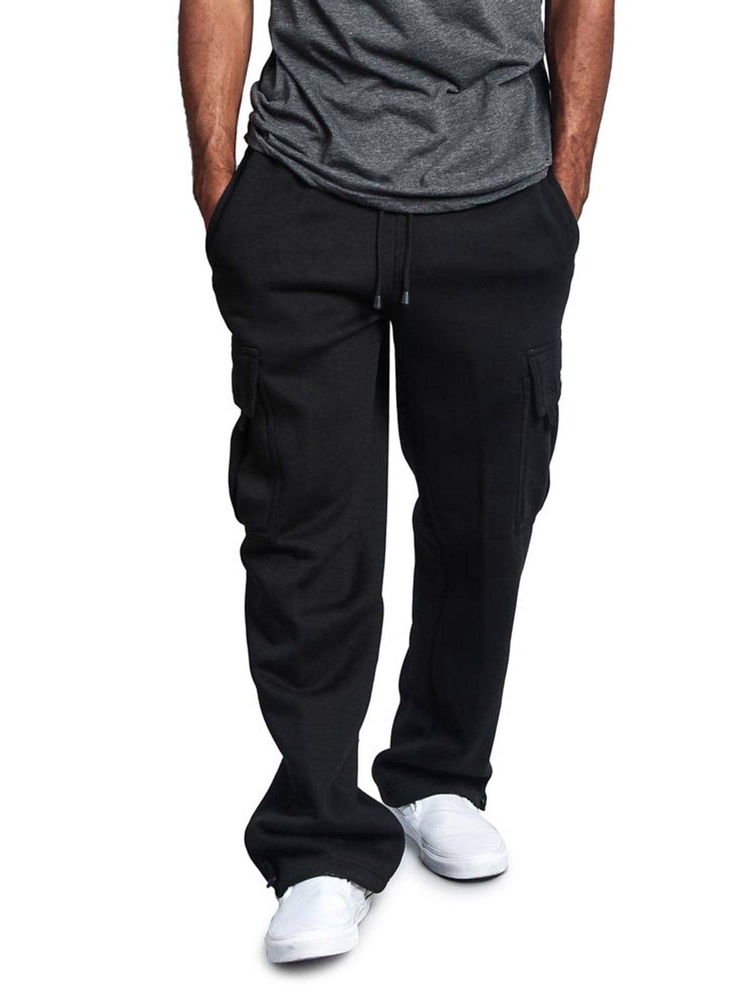 G-Style USA Men's Heavyweight Fleece Cargo Sweatpants G-Style USA Men's Heavyweight Fleece Cargo Sweatpants