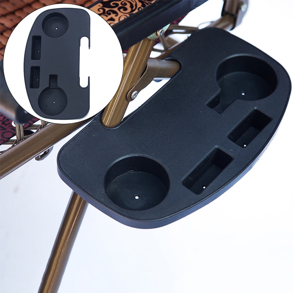 NUZYZ Detachable Storage Cup Holder Clipon Tray Table for Folding