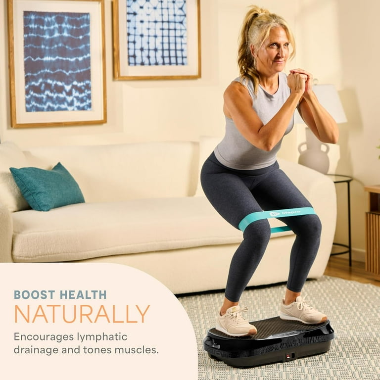 mini vibrating plate KERDOM - Mini Vibration Plate Full Body Shaker, Low Noise Vibrate Stand  Shake Board Fat Burner Speed Adjustable Vibrating Shaking main image 0
