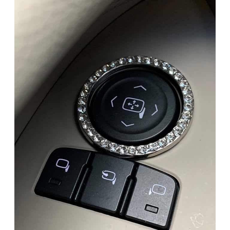Accessoires Bling-bling Pour Audi A1/S1 2010-2018 - Boutons Volume Et Anneaux Aération Strass