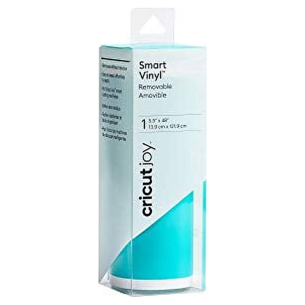 (2 pack) Cricut Joy™ Smart Vinyl™ – Removable, Teal, 5.5" x 48"