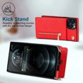 thumbnail image 4 of Kickstand Card Slots Wallet Strap Case For Iphone 16 15 14 13 12 11 Pro Max C40,iPhone 13 Pro, 4 of 8