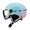 thumbnail image 3 of Colaxi Casque de Ski Casque de Planche à Roulettes avec Lunettes de Ski Léger Hommes Femmes Casque de Neige Casque de Planche à Neige pour Planche à Roulettes Extérieur m, 3 of 8