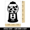 thumbnail image 2 of Valentine's Heart Gumball Machine Valentine's Day Rectangle Rubber Stamp Stamping Scrapbooking Crafting - Large 2.5in, 2 of 7