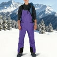 thumbnail image 6 of Oksale Plus Size Snow Suits for Men Insulated Overalls Winter Warm Ski Suit for Snowboard Outdoor with Pockets 2025 Purple L, 6 of 10