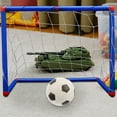 thumbnail image 3 of QIFULL 1Set Soccer Goal Net with Inflator and Tubes Blue for Backyard Training, 3 of 8
